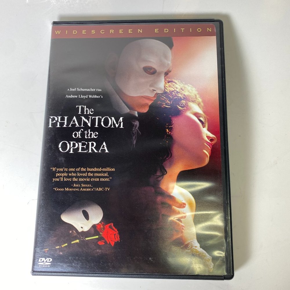 DVD Movie Video Phantom of the Opera Andrew Lloyd Webber Broadway